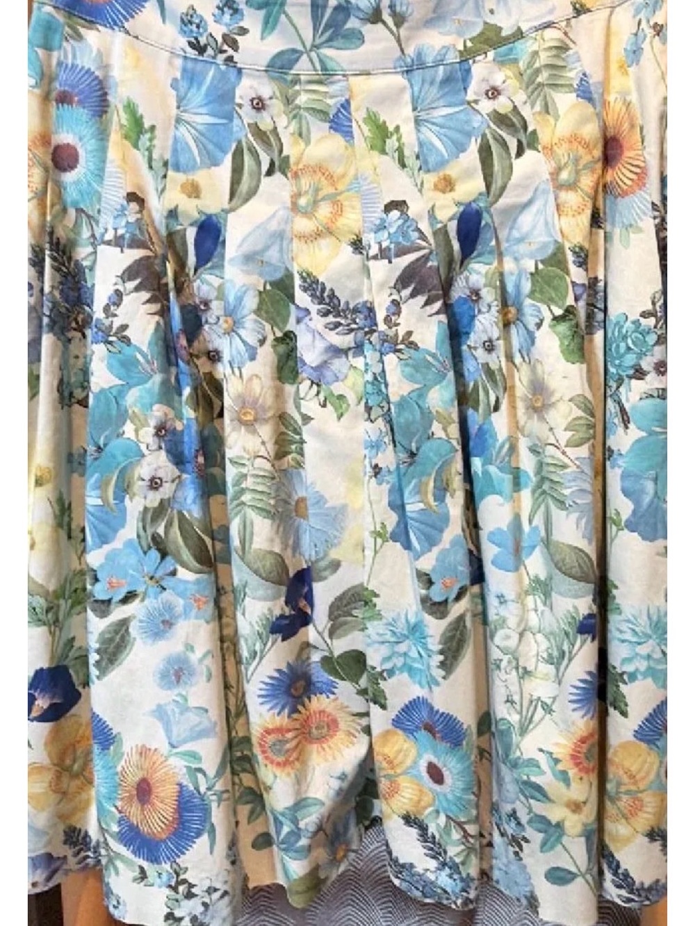 Talbots Floral Circle Skirt S/M